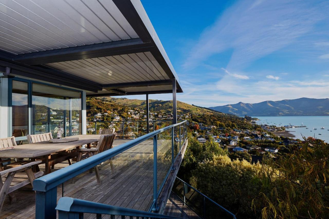 Akaroa Holiday Home Spacious And Quite With Stunning Harbour Views And Close To Town Extérieur photo